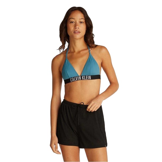 Calvin Klein Womens/Ladies Triangle Cups Bikini Top (Storm Blue) - Image 3