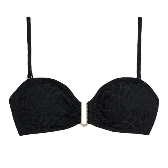 Chelsea Peers Bikinitop met luipaardprint voor dames (Zwart) - Image 1