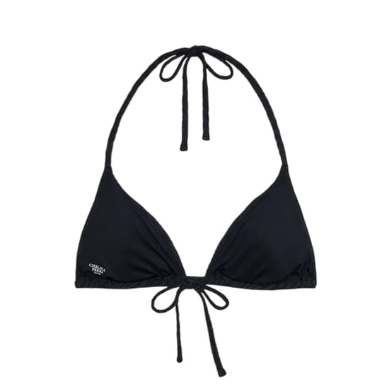 Chelsea Peers Bikinitop voor dames met gedraaide driehoekige bovenkant (Zwart) - Image 3