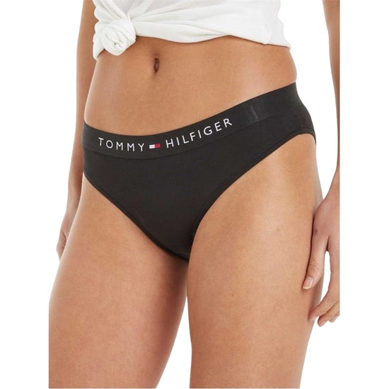 Tommy Hilfiger Damesonderbroeken van biologisch katoen met volledig logo (Zwart) - Image 4