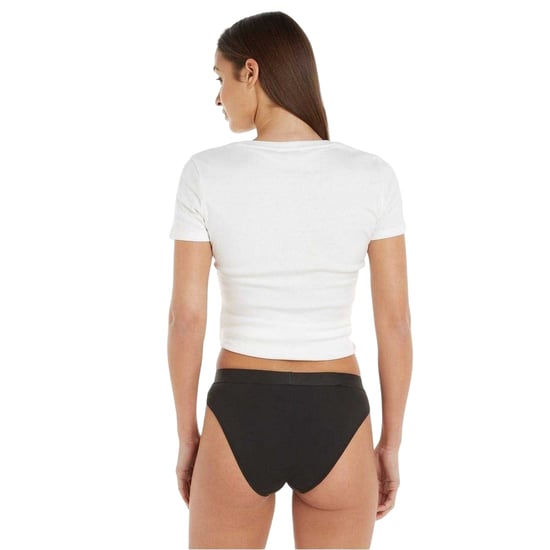 Tommy Hilfiger Damesonderbroeken van biologisch katoen met volledig logo (Zwart) - Image 5