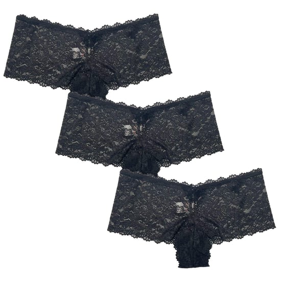 Be You Kantonderbroeken voor dames (set van 3) (Zwart) - Image 1