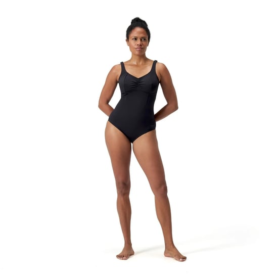 Speedo Womens/Ladies AquaNite Shaping One Piece Swimsuit (Black) - Image 1