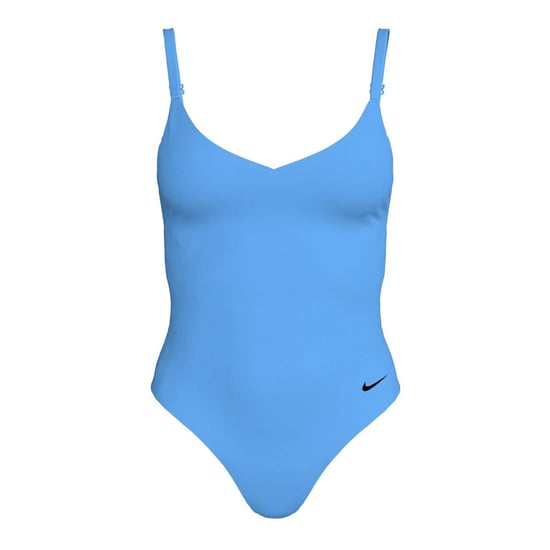 Nike Womens/Ladies V Neck One Piece Swimsuit (Blue) - Image 1