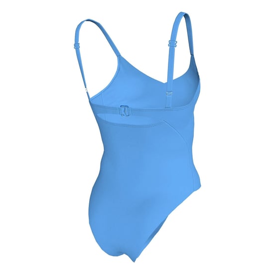 Nike Womens/Ladies V Neck One Piece Swimsuit (Blue) - Image 2
