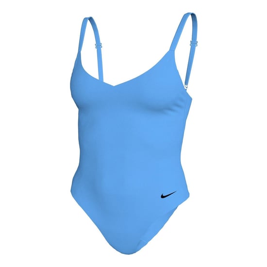 Nike Womens/Ladies V Neck One Piece Swimsuit (Blue) - Image 3