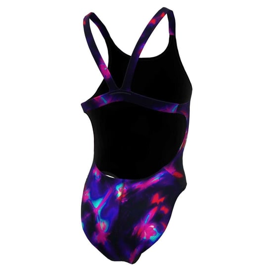 Nike Womens/Ladies Floral Pattern One Piece Swimsuit (Black) - Image 2