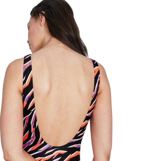 Speedo Womens/Ladies U-Back One Piece Swimsuit (Black/Purple) - Image 5