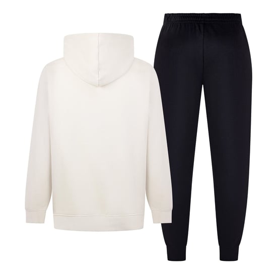 Men's Puma Graphic Hooded Fleece Tracksuit in Alpine Snow - Image 2
