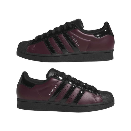 Men's adidas Originals Superstar Adv in maroon - Image 3