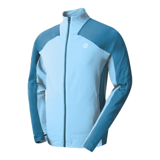 Men's Dare 2b Mock Neck High Collar Raglan Sleeve Sweatshirt in Blstl/HeriBl - Image 2