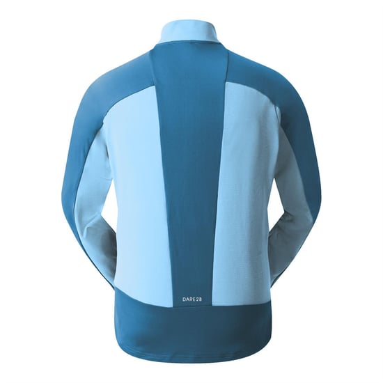 Men's Dare 2b Mock Neck High Collar Raglan Sleeve Sweatshirt in Blstl/HeriBl - Image 3