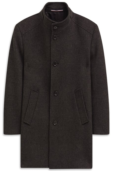 Bugatti Herren Stehkragen Mantel Modern Fit aus einem Wollmix - Image 3