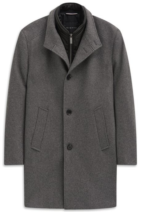 Bugatti Herren Stehkragen Mantel Modern Fit mit Flexcity Stretch Einsätzen - Image 3