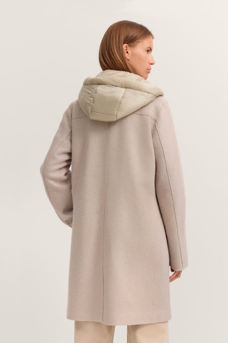 Bugatti Damen Wollmantel  mit Kapuze & herausnehmbarer Weste - Image 2