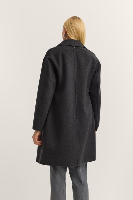 Bugatti Damen Reverskragen Mantel mit Knopfleiste und aus weichem Woll-Mix - Image 2