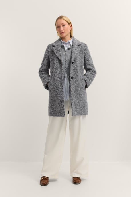 Bugatti Damen Kurzmantel mit Flexcity Stretch in Boucléqualität - Image 4