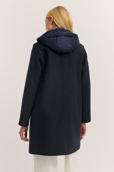 Bugatti Damen Wollmantel  mit Kapuze & herausnehmbarer Weste - Image 2