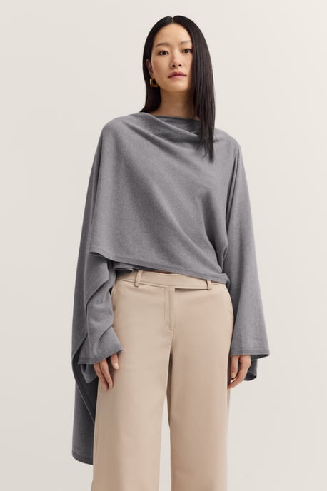 Bugatti Damen Poncho aus Woll-Kaschmir-Mix - Image 1