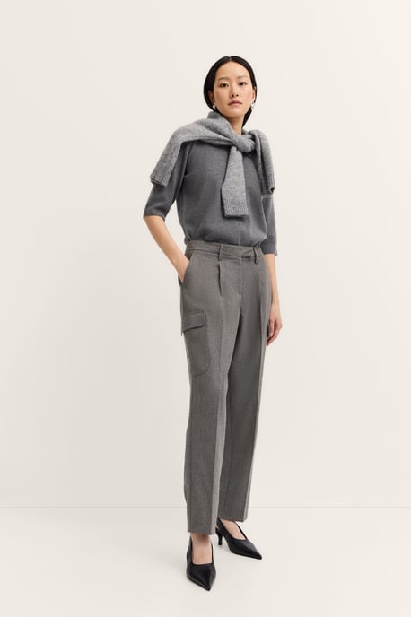 Bugatti Damen Cargohose mit Bundfalte & normaler Passform - Image 4