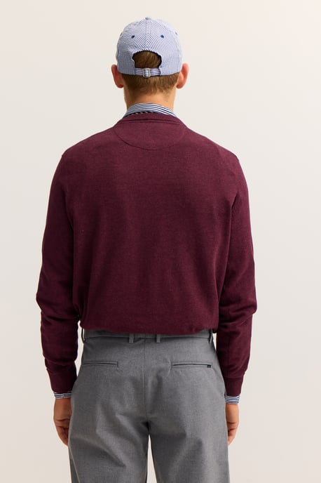 Bugatti Herren Trui met ronde hals Basic Essential van puur katoen - Image 2
