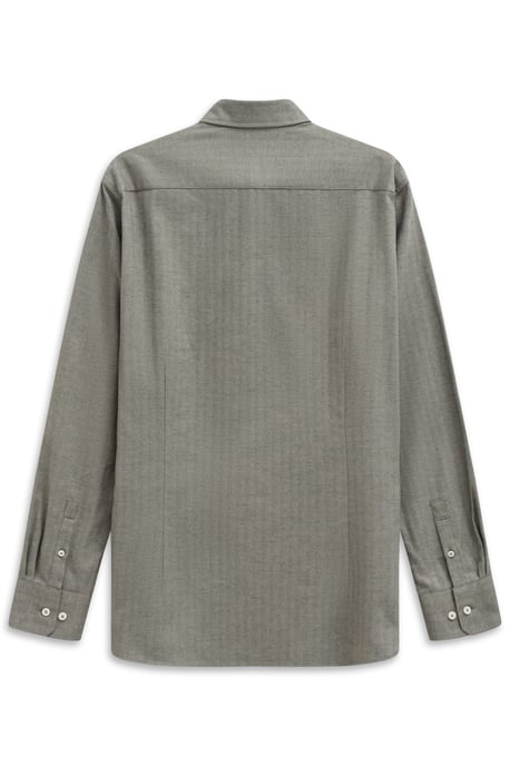 Bugatti Herren Vrijetijdsshirt met lange mouwen in modern fit met button-down kraag - Image 5