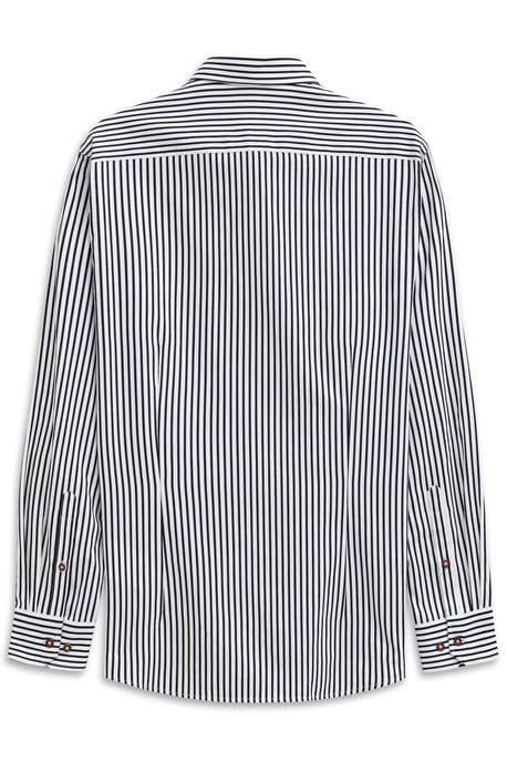 Bugatti Herren Freizeithemd langarm gestreift mit Button-Down und aus Baumwolle - Image 5