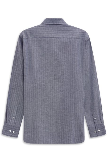 Bugatti Herren Vrijetijdsshirt met lange mouwen in modern fit met button-down kraag - Image 5