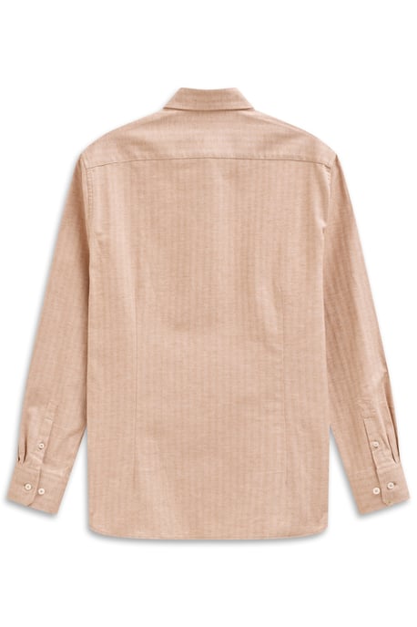 Bugatti Herren Vrijetijdsshirt met lange mouwen in modern fit met button-down kraag - Image 5