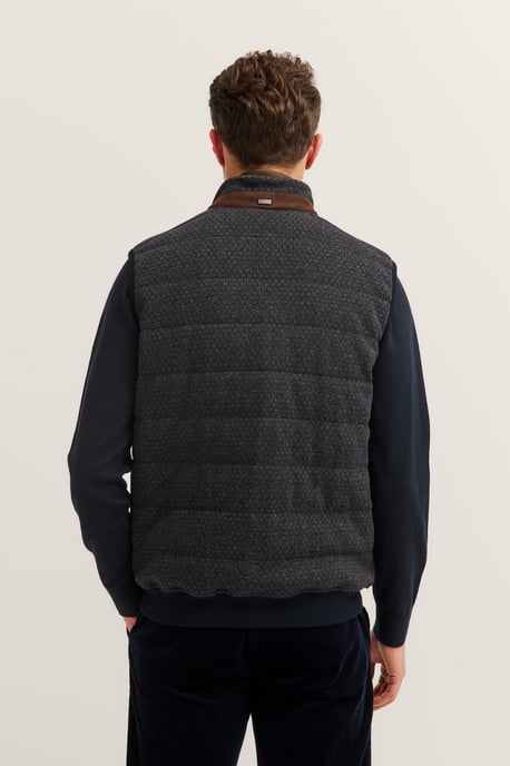 Bugatti Herren Sweatvest met opstaande kraag van een katoenmix - Image 2