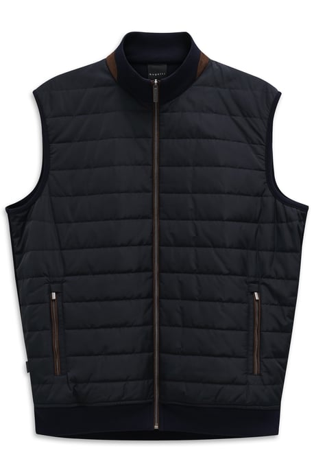 Bugatti Herren Gewatteerd vest met ritssluiting en gemaakt van een katoenmix - Image 3