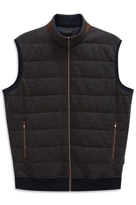 Bugatti Herren Sweatvest met opstaande kraag van een katoenmix - Image 3