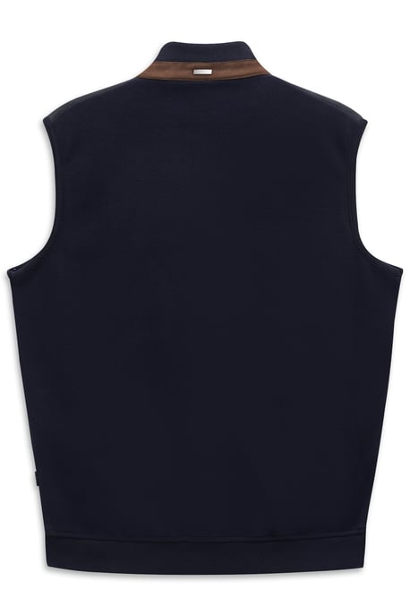 Bugatti Herren Gewatteerd vest met ritssluiting en gemaakt van een katoenmix - Image 5