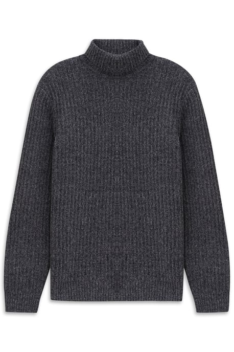 Bugatti Herren Rollkragen Pullover Grobstrick aus einem Wollmix - Image 3