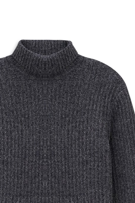 Bugatti Herren Rollkragen Pullover Grobstrick aus einem Wollmix - Image 5