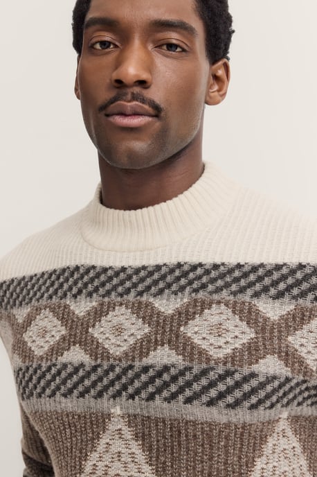 Bugatti Herren Norweger Pullover mit Stehkragen - Image 4