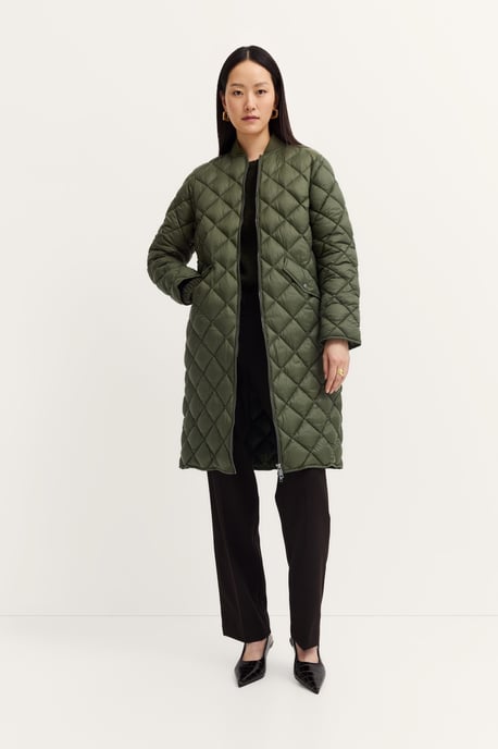 Bugatti Damen Parka met ruitvormig stiksel en collegekraag - Image 4