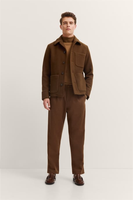 Bugatti Herren Overshirt met omslagkraag en knoopsluiting - Image 4