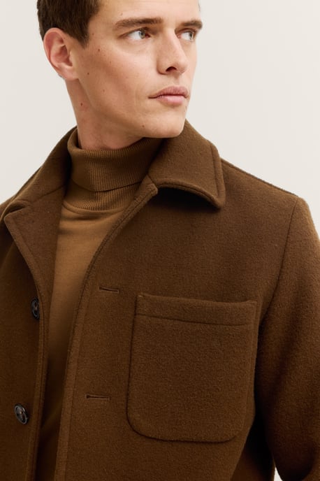 Bugatti Herren Overshirt met omslagkraag en knoopsluiting - Image 5