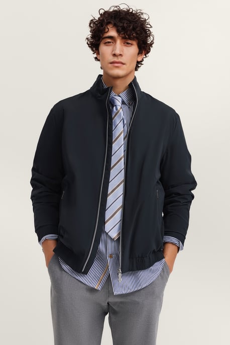 Bugatti Herren Overgangsblouson met opstaande kraag en stretchfunctie - Image 1