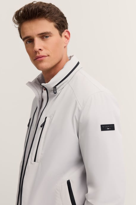 Bugatti Herren Regenjas Regular Fit met capuchon en opstaande kraag - Image 5