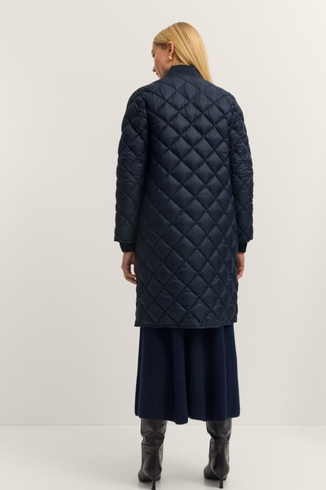 Bugatti Damen Parka met ruitvormig stiksel en collegekraag - Image 2