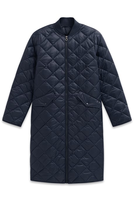 Bugatti Damen Parka met ruitvormig stiksel en collegekraag - Image 3