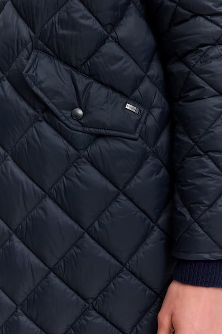 Bugatti Damen Parka met ruitvormig stiksel en collegekraag - Image 5