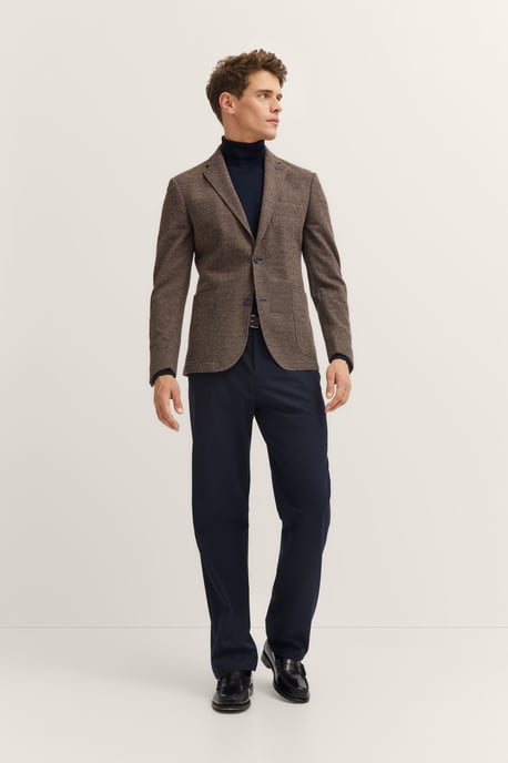 Bugatti Herren Reverskraag jasje Jersey stretch met zakken - Image 4