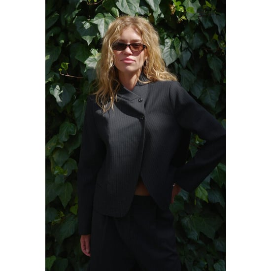 Neo Noir tiria slim pinstripe blazer 169991 702 dark - Image 5