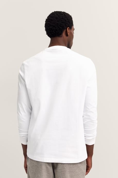 Bugatti Herren Katoenen shirt met lange mouwen in modern fit - Image 2