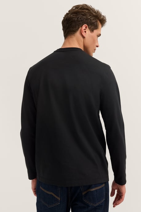 Bugatti Herren Katoenen shirt met lange mouwen in modern fit - Image 2