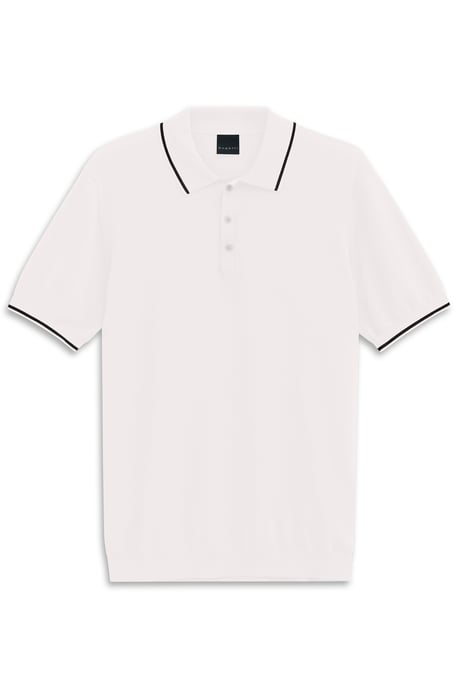 Bugatti Herren Gebreide polo met korte mouwen aangenaam zacht en tijdloos ontwerp - Image 3