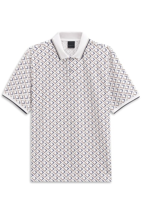 Bugatti Herren Polo shirt met korte mouwen en ruitjespatroon - Image 3